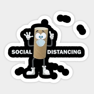 Social Distancing Sticker